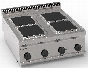 Плита 4 конфорочная 700 серии Tecnoinox Pcs70E7 616009