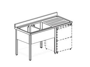 Ванна моечная Apach Chef Line L2S207-65Rwd