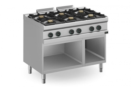 Плита 6 конфорочная Apach APRG-117P/PL 700 серии