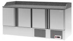 Купить стол для пиццы c 4 дверьми для формата gn1/1 polair tmi4gnpizza-g – цена от завода, доставка до двери | RuOborudovanie.ru