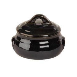Купить горшок 0,70л d14см h6,5см, с крышкой, керамика, rustico azul c11280 – цена от завода, доставка до двери | RuOborudovanie.ru