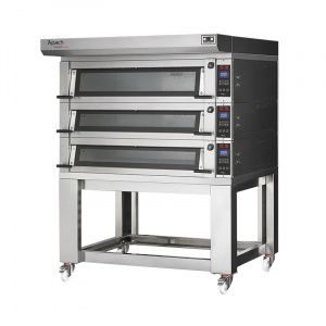 Печь подовая Apach E4K6L Dpbi-T с подставкой без направляющих 