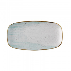 Блюдо прямоугольное Chefs 35,5Х18,9СМ, без борта, Stonecast Accents, цвет Duck Egg Blue Asdexo141