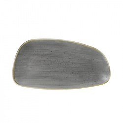 Купить блюдо сервировочное chefs geo 30х15,5см, без борта, stonecast, цвет peppercorn grey spgsge301 – цена от завода, доставка до двери | RuOborudovanie.ru