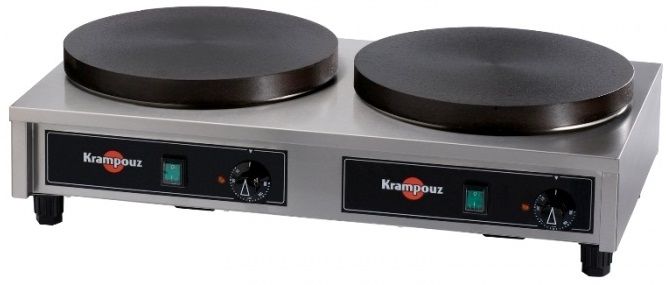 Блинница Krampouz CECIG3 электрическая двухконфорочная 35 см 