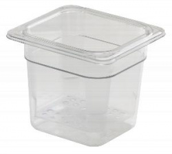 Гастроемкость Cambro 1/6-15 с перфорированной вставкой 65Clrcw 135 – купить в RuOborudovanie.ru с доставкой до двери Купить гастроемкость cambro 1/6-15 с перфорированной вставкой 65clrcw 135 – цена от завода, доставка до двери | RuOborudovanie.ru