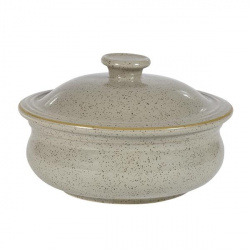 Купить горшок для запекания 0,43л d14см, с крышкой, stonecast, цвет peppercorn grey spgslspt1 – цена от завода, доставка до двери | RuOborudovanie.ru