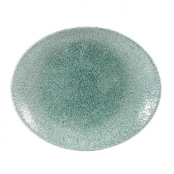 Купить блюдо овальное 31,7х25,5см, без борта, цвет raku jade green, studio prints rkjgop121 – цена от завода, доставка до двери | RuOborudovanie.ru