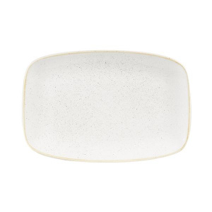 Блюдо прямоугольное Chefs 30Х19,9СМ, без борта, Stonecast, цвет Barley White Swhsobl41