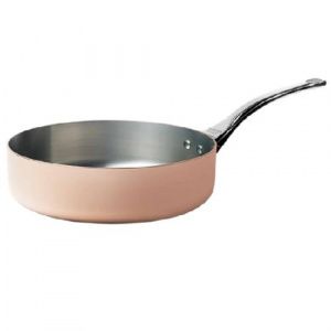 Сотейник медный "Prima Matera" 3,0Л D24См H7,5См, ручка из литой нержавеющей стали 6230.24