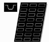 Форма силиконовая 24 порций 60Х40СМ Paderno 47740-26
