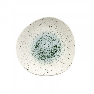 Тарелка мелкая "ВОЛНА" 28,6СМ, без борта, цвет Mineral Green, Studio Prints Mngrog111