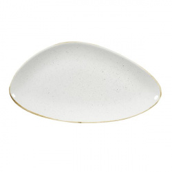 Купить блюдо треугольное chefs 35,5х18,8см, без борта, stonecast, цвет barley white swhstc351 – цена от завода, доставка до двери | RuOborudovanie.ru