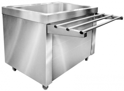 Прилавок нейтральный Итерма (Iterma) мн-400/700/1250-21к1-нп к колонне