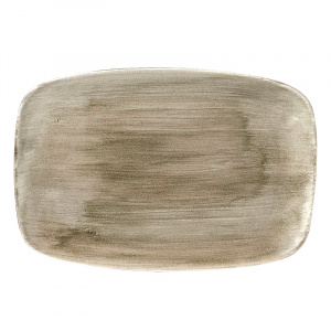 Блюдо прямоугольное Chefs 35,5Х24,5СМ, без борта, Stonecast Patina, цвет Antique Taupe Paatxp141