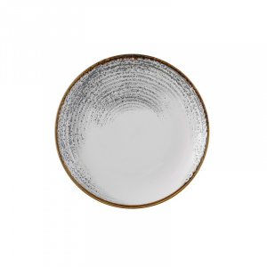 Тарелка мелкая 26СМ, без борта, цвет Jasper Grey, Studio Prints Homespun Accents Hajgev101