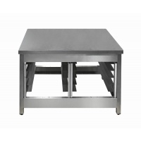 Подставка под пароконвектомат Luxstahl 850*700*650