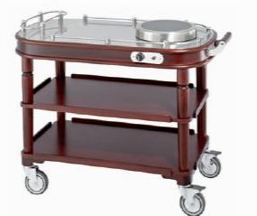 Тележка сервировочная Paderno 58876-01 для фламбе