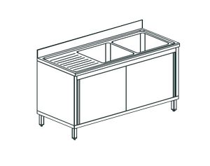 Ванна моечная Apach Chef Line L2S166-54Lwsd