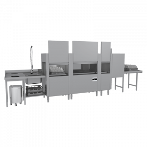 Машина посудомоечная Apach Ltpt320 Pw1W2Mr конвейерная
