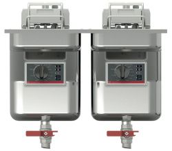 Купить фритюрница fri fri basic+ built-in с 2 ванной 1x12.5-14.5 + 1x7.5-9л электрическая встраиваема – цена от завода, доставка до двери | RuOborudovanie.ru