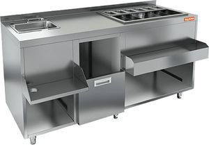Барная станция Hicold НБМКС-15/7БПК с бортом